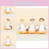 Cute White Goose Plush Toy Keychain Cartoon Duck Doll Backpack Accessory