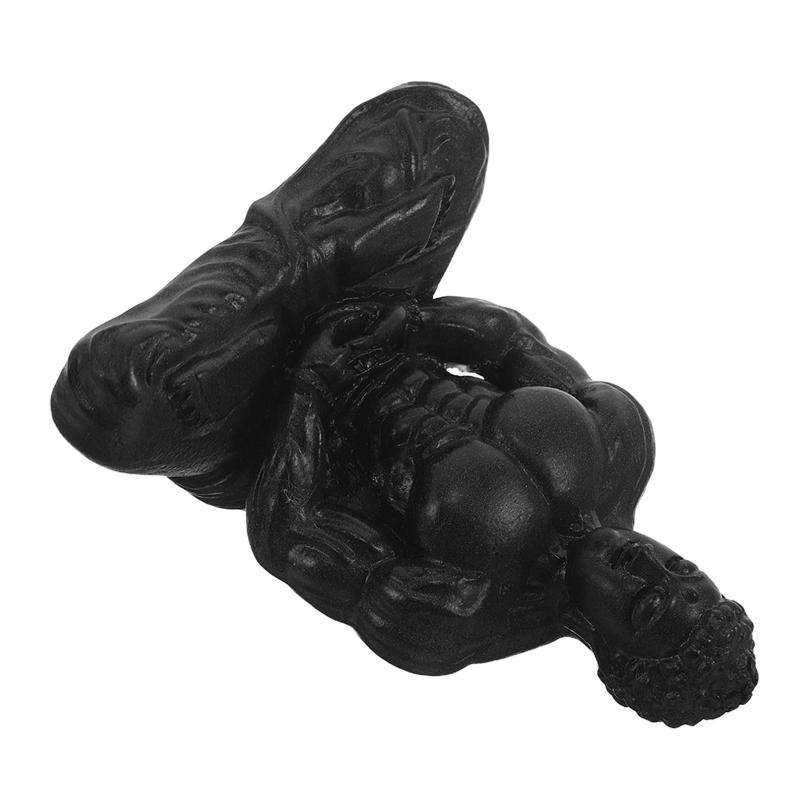 Handmade Cast Iron Vintage Buddha Statue Chinese Style Seated Buddha Sculpture Fengshui Buddhist Decoration Meditation Room Zen China Mainland