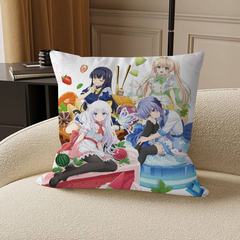 Anime S-Summer Pockets Maple Design Cushion Cover Happy Autumn Harvest decor Holiday Decorati Pillow Cover