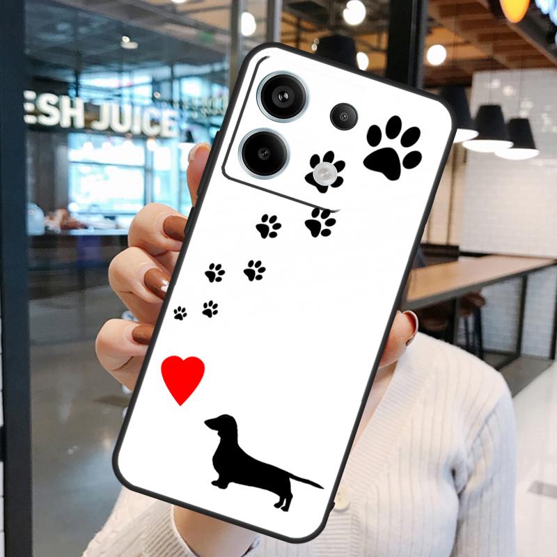 Sausage Dog Dachshund Quotes Case For Xiaomi Redmi Note 13 Pro 10 11 12 14 15 Pro Plus Redmi 15C 14C 10C 12C 13C 15 Cover
