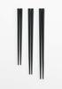 Akebono Sangyo Tornado Set of Made In Chopsticks, Black, 22.5cm, 5, Japan, PM-377