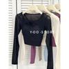 Women's Long-Sleeve Yoga T-shirt with Chest Pads, Unique Design, Southeast Asia To Western Style