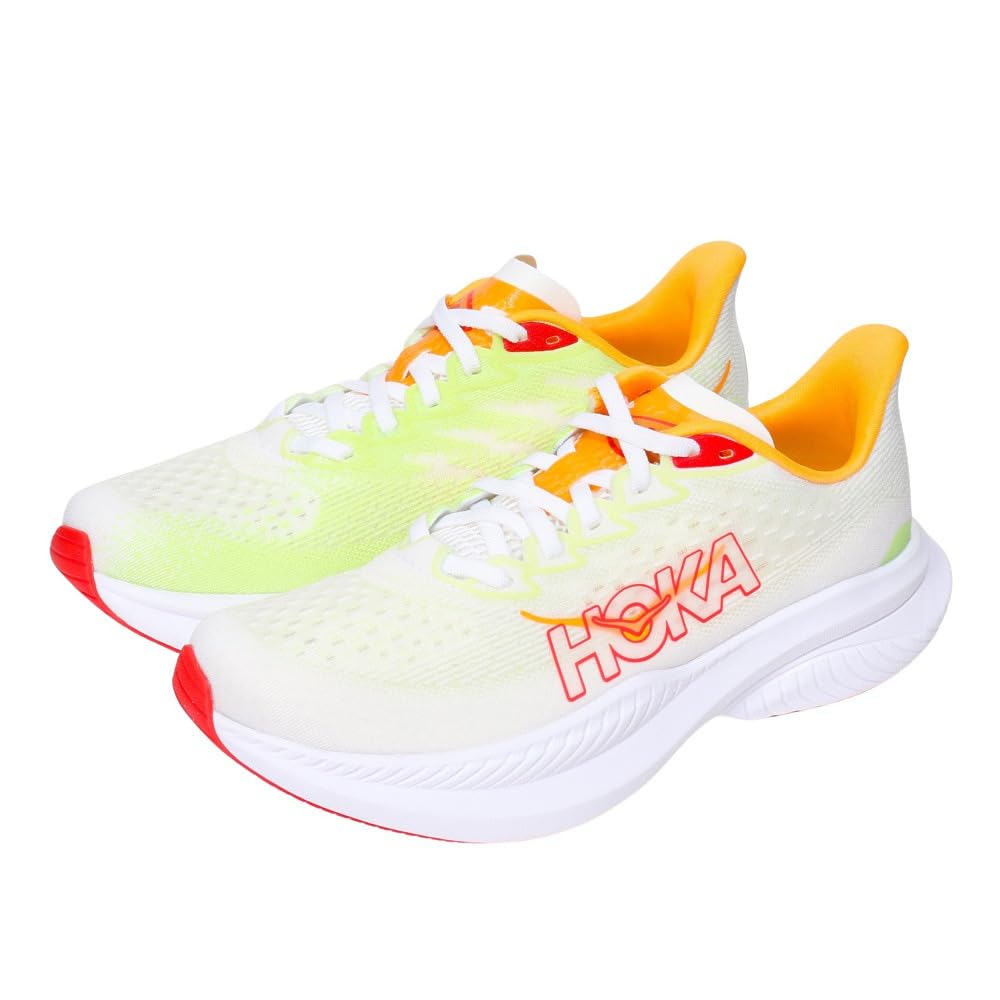 HOKA ONE ONE W MACH 6 WHITE LETTUCE / 23.0CM