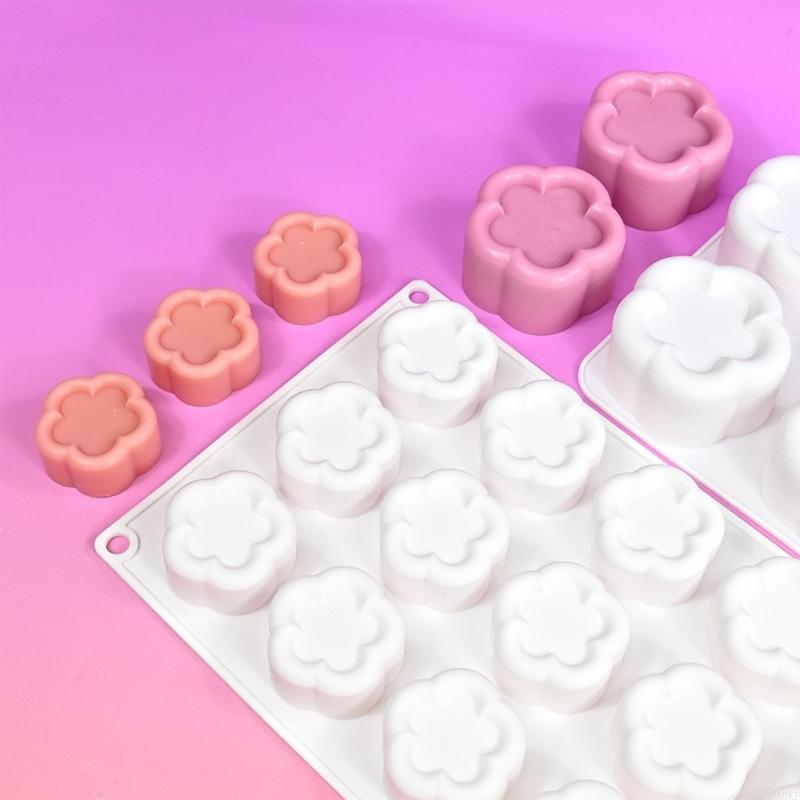 Flower Silicone Molds Fondant Mousses Cake Molds Making Pastry Chocolate Molds Baking Decorating Tool Nonstick A0KF