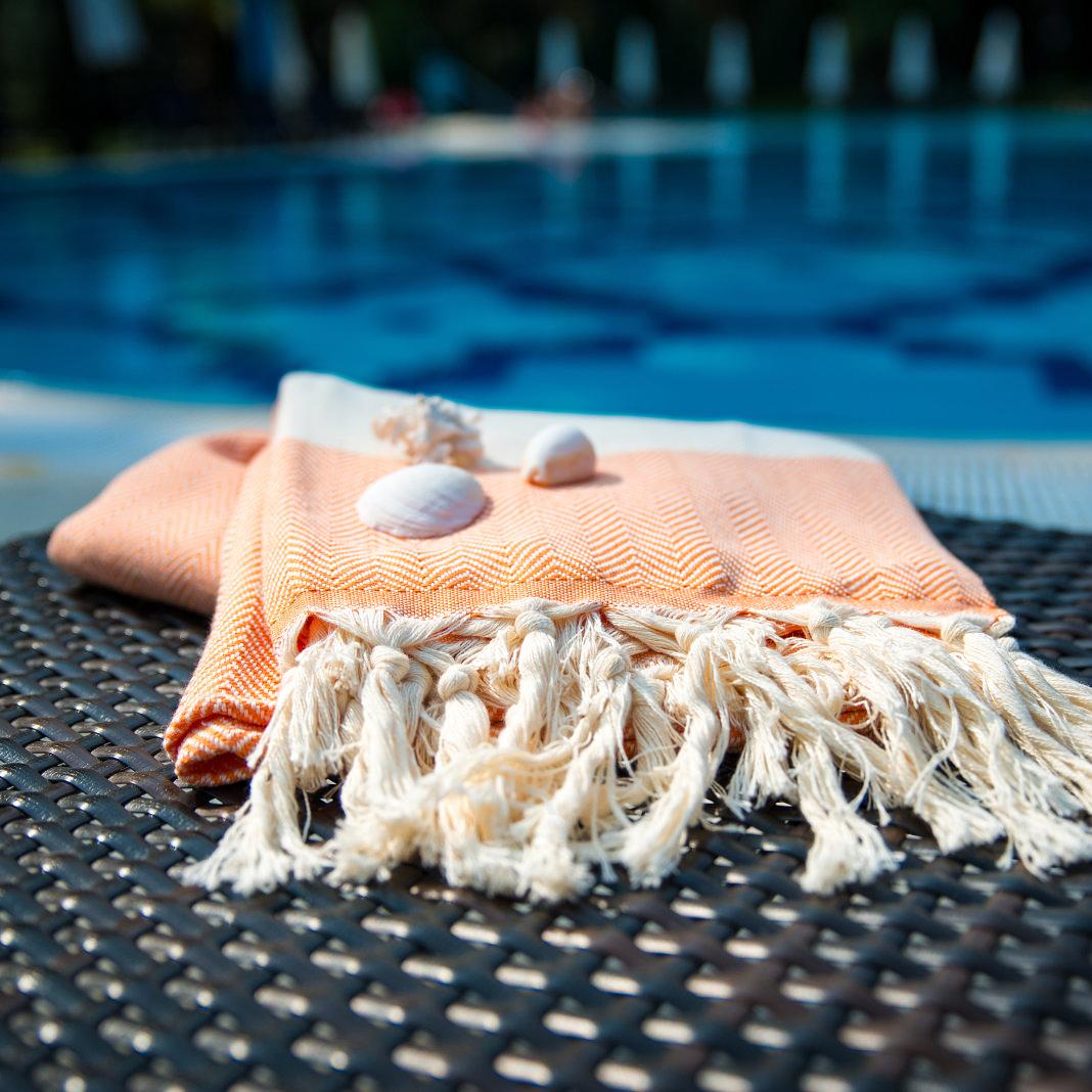 Ailuoha Cotton Turkish Beach Towel Turkish Towel Oversized Fringe Turkish Towel Accept Customized Logo 90x180cm&299 and Below