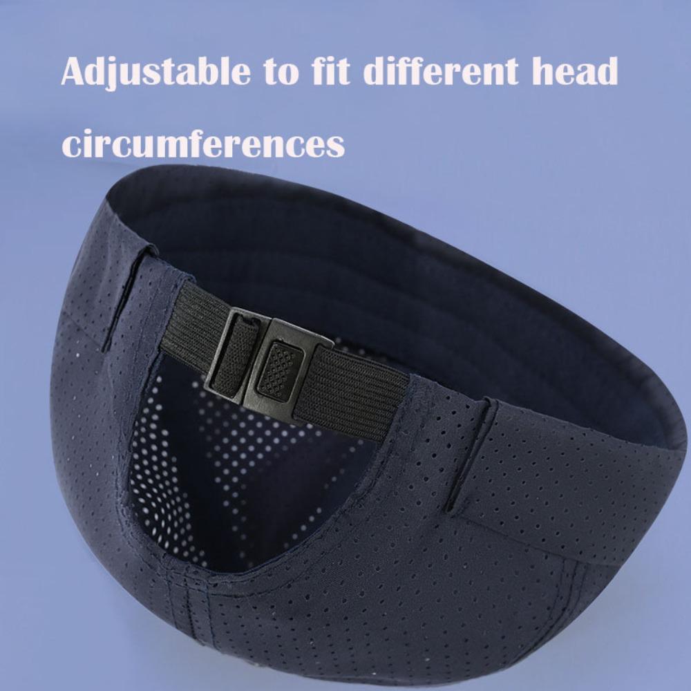 Retro Brimless Docker Cap Quick Drying Melon Skin Caps Casual Skullcap  Unisex