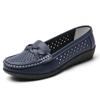 2026 Neue flache Schuhe Unifarbene Mode Leder Damen Flats Runde Spitze Frühling und Herbst Bequeme Arztschuh zapatillas de mujer