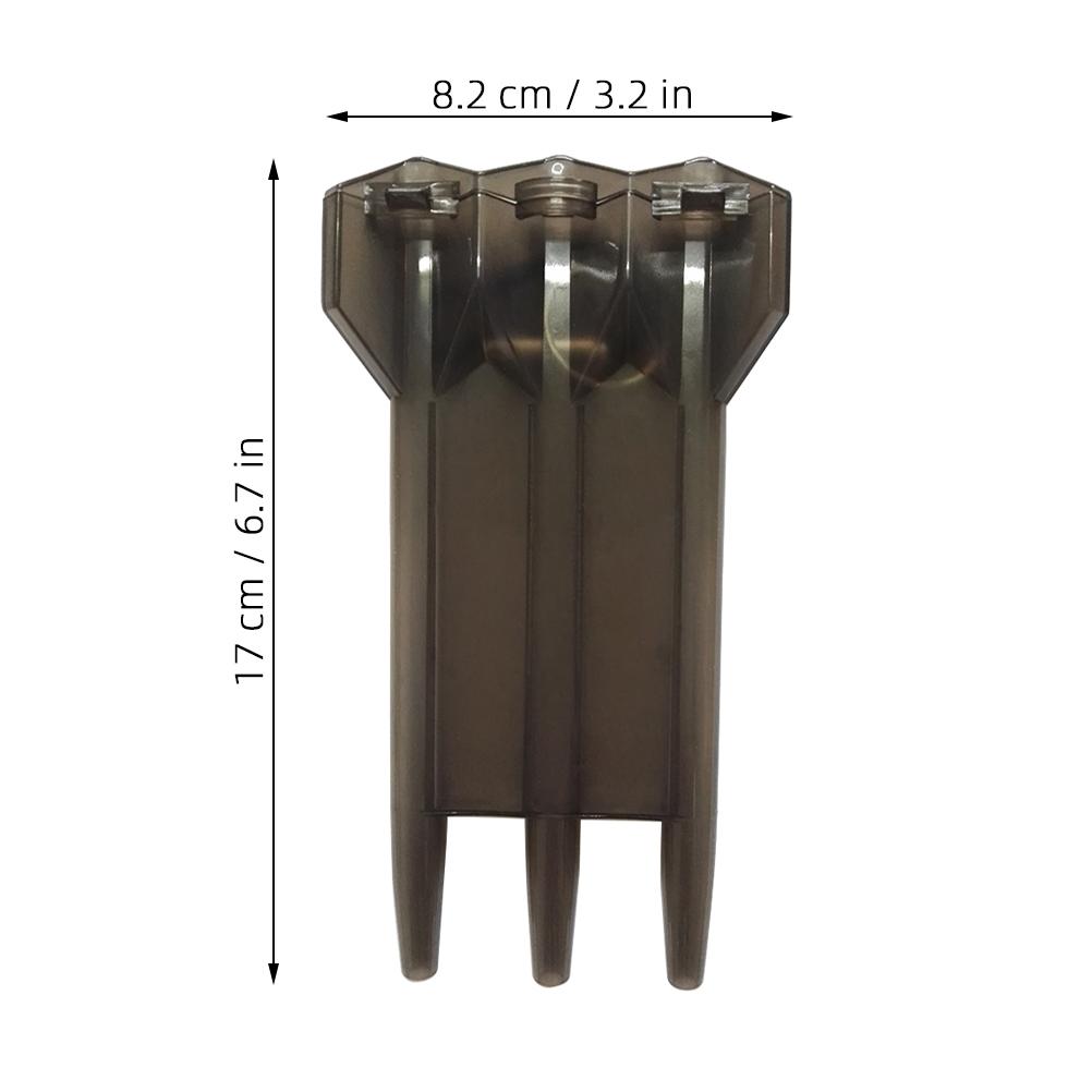 

Dart Case With Lock Buckle Durable Dart Storage Box For Sports Includes Bottle Opener Key Chain Black чорний
