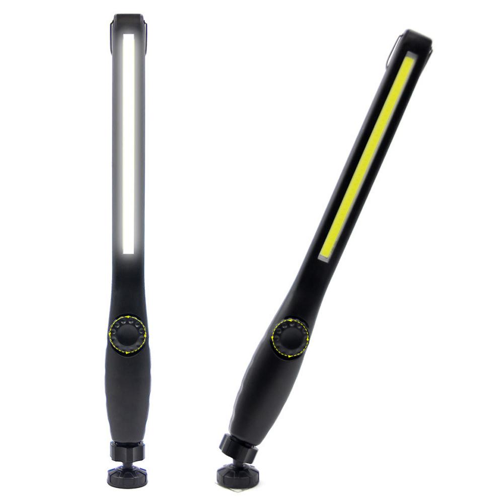 Portable COB Work Lights With Magnetic Rechargeable Flashlight Repair Dimming Portable Emergency Car LED Lamps Stepless Q5S3