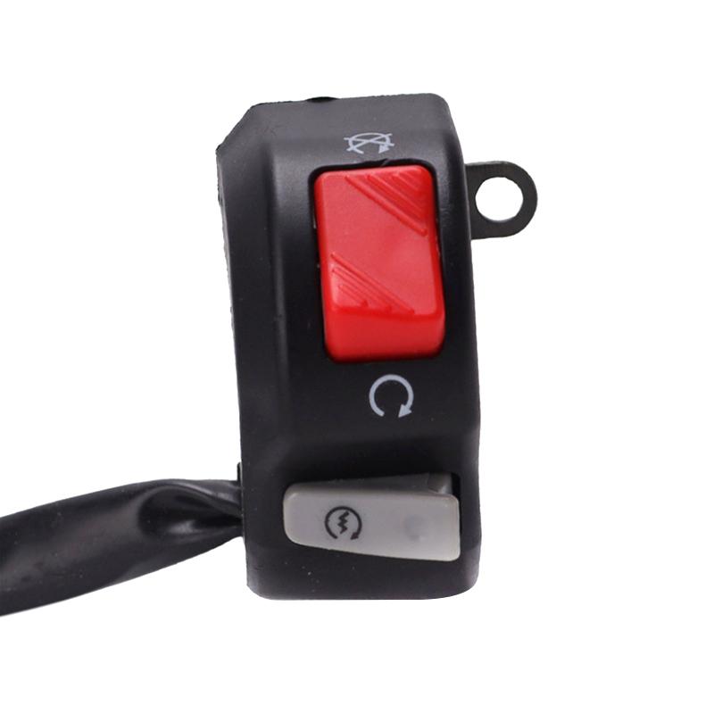 Motorcycle Switch Universal 7/8Inch Handlebar Fog Hedlight Horn Start Kill Switch On Off Button 12V For Atv Scooters Snowmobile