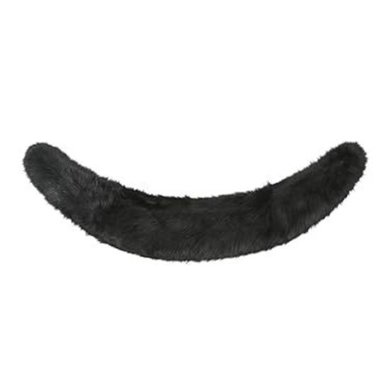 Faux Fur Scarf with Velvet Lining Invisible Fur Clip Artificial Fur Shawl Dresses Coats Fake Collar Neck Scarf