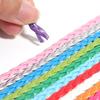10Yards/Lot 5mm PU Leather Cord Colorful Braided Leather Cord Rope Thread For Jewelry Making Bracelet Necklace DIY Accessories