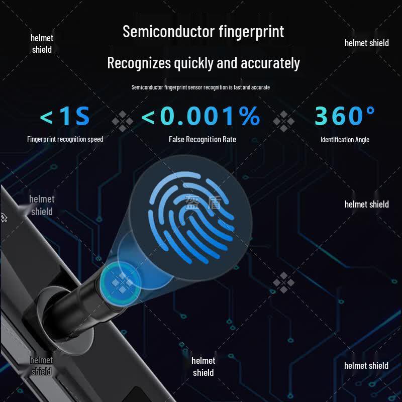 Kuizun Semi-Automatic Smart Fingerprint Door Lock for Wooden Doors
