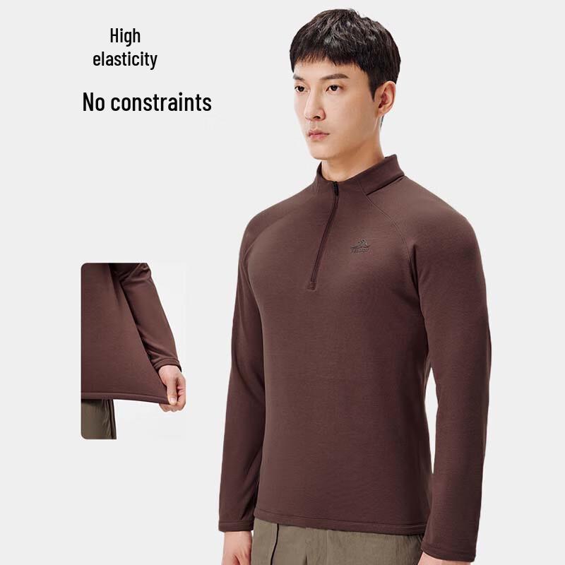 PELLIOT Men's Outdoor Thermal Long Sleeve T-Shirt