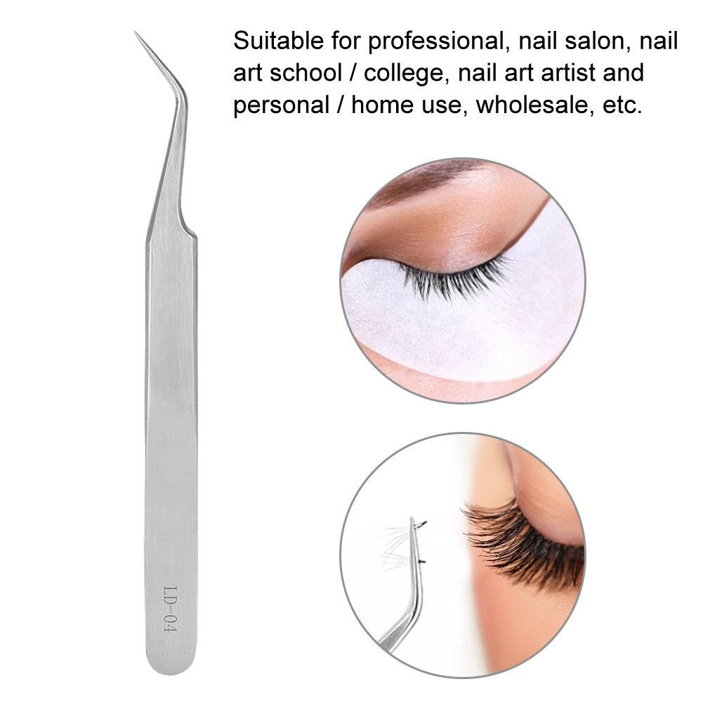 Eyelashes Extension Grafting Stainless Steel Tweezers Nippers False Eyelash Picking Straight