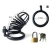 Male Chastity Device Stainless Steel Cock Cage Hollow Breathable Penis Sleeve Erotic Urethral Lock Ring Adult Sex Toys for Men