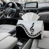 2D Flat 1pc Minimalist Musical Graphic - Elegant Tissue Box, Piano Note Black White Door for Home, Party, Car, Kitchen, Dining Table, for Home Decor, 