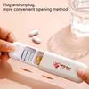 Pill Case Small Pocket Pill Case With 3 Compartment Small Supplement Fish Oil Storage Container For Elderly Father Mother Kids