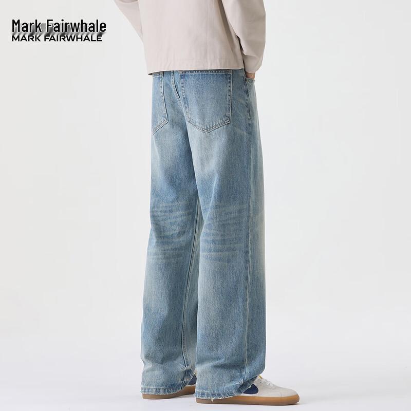Mark Fairwhale Men's American Retro Straight Fit Jeans