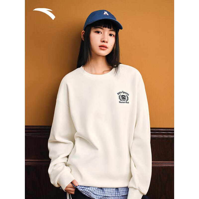 Anta Unisex Fleece Lined Crewneck Sweatshirt