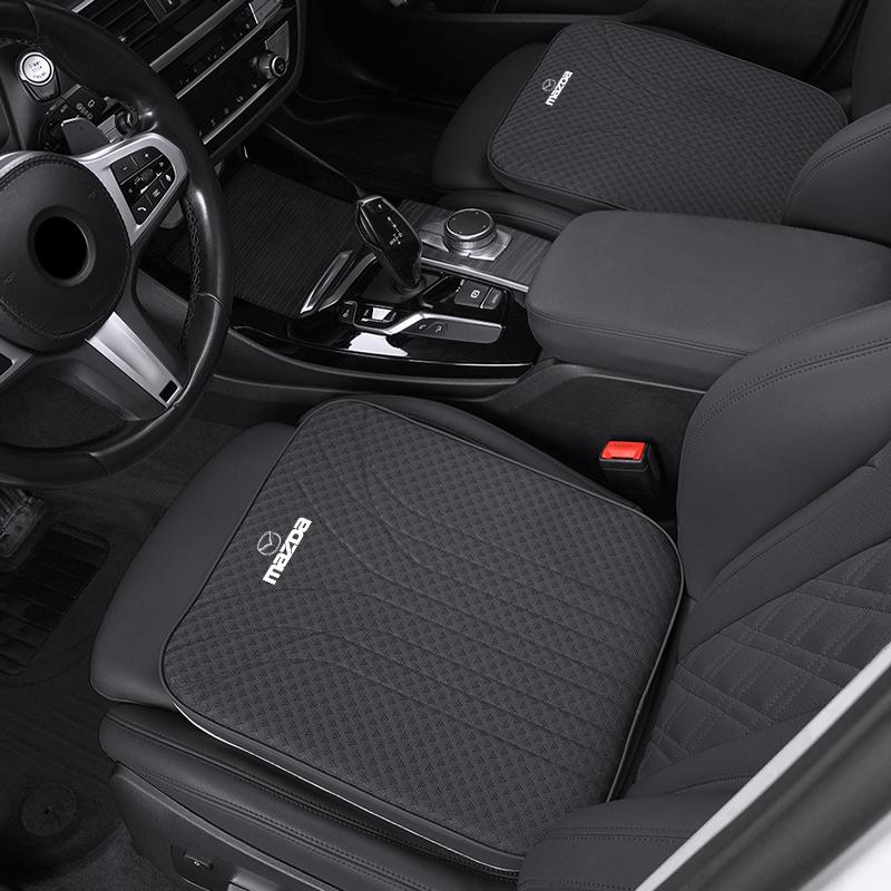 Car Seat Cushion Ice Silk Soft Pad 6CM Thick Sponge Cushioning For Mazda 3 6 2 5 CX-5 CX-30 CX-50 CX-90 CX-8 BT-50 CX-80 CX-70 FF25