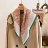 Women S Fashion Small Square Scarf For Spring Autumn Neck Protection