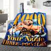 Golden State Warriors Curry Personalized Name Blanket Multi-purpose Personalized Blanket Comfortable Throw For Living Room Office Chair Office Picnics