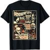 Vintage Skräckfest Affisch Halloween Film Gammal T-shirt med Skräck