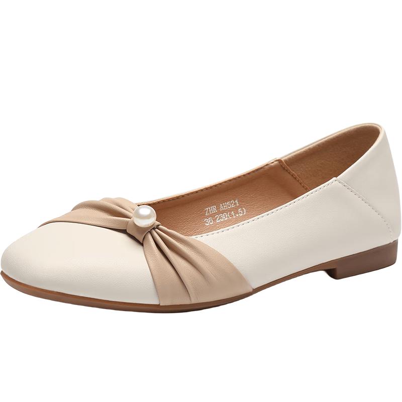 ZHR Women s Flat Elegant Bow Loafers AH521 38