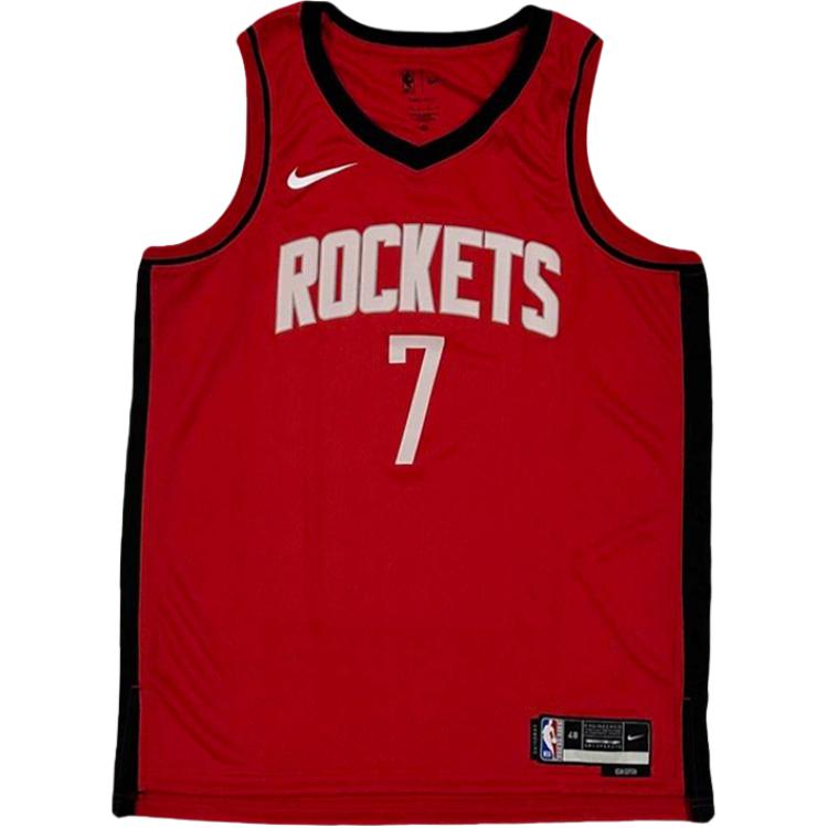 Nike NBA Houston Rockets Kevin Durant Fan Edition Logo Limited Adult Size 7 Jersey Basketball Tank Top Men tops Red DN2309-657 XL