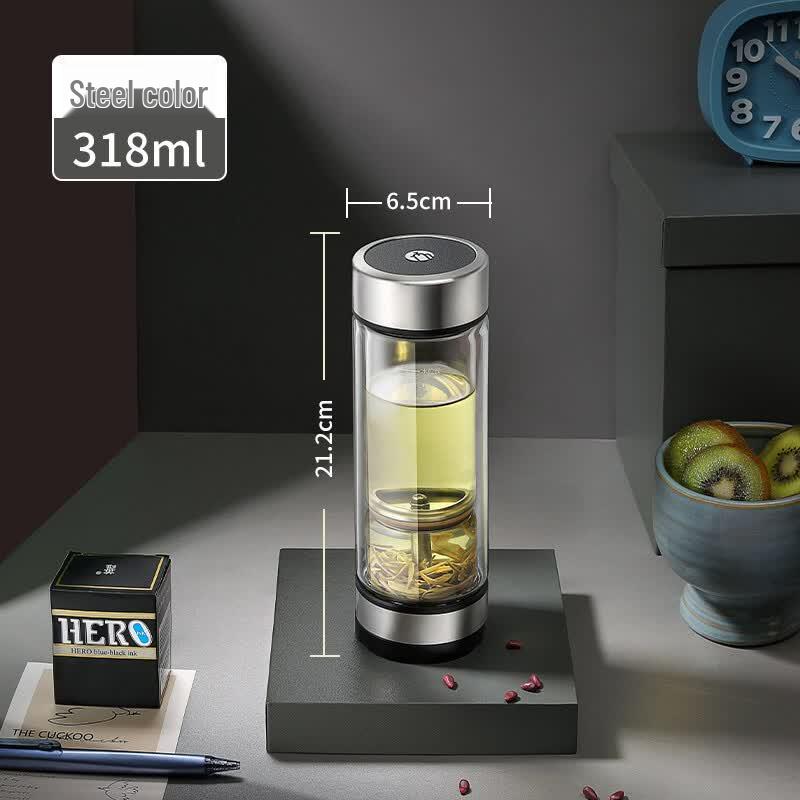 

FUGUANG Tea Master Double-Layer Glass Tea Infuser Mug