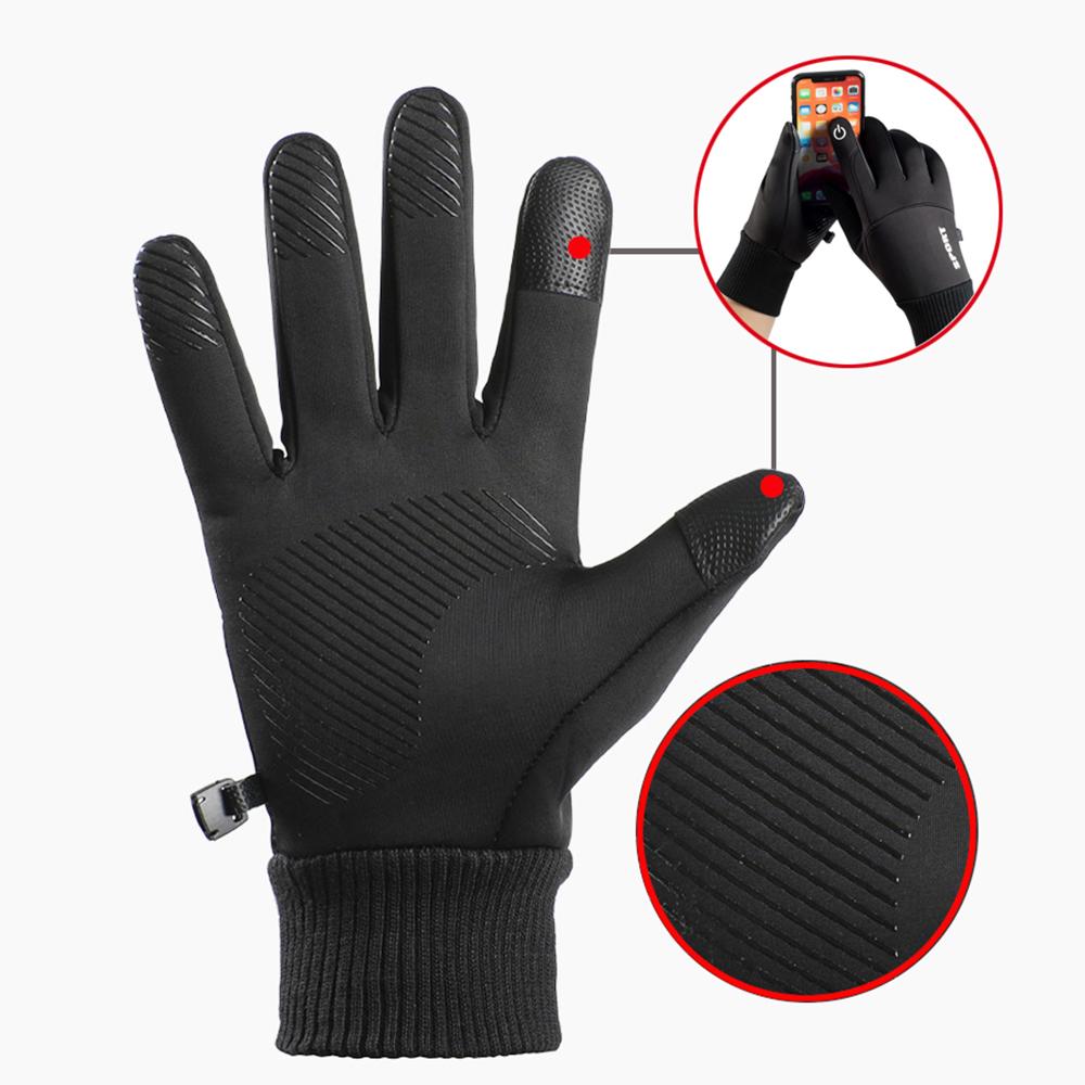 Touch Screen Waterproof Thermal Gloves for Women Men Perfect for Running Cycling Hiking Working Outdoor Sports
