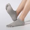 Five-finger Socks, Men's Short Breathable Socks, Spring and Summer Five-toe Socks, Cotton Socks with Separate Toes, Colored Cotton Socks
