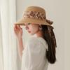 Wide Brim Foldable Sun Hat for Women - Elegant Ribbon Bowknot Decor, French Style Straw Travel Beach Hat