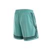 Nike Pantaloni scurți Dri-Fit Wnba cu dungi, color block, cu uscare rapidă, cu tiv crăpat și șnur, pentru femei, verde mentă DR5645-305