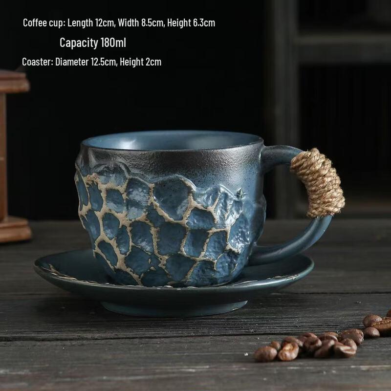 

OLOEY Meteorite Glaze Ceramic Coffee Cup Set