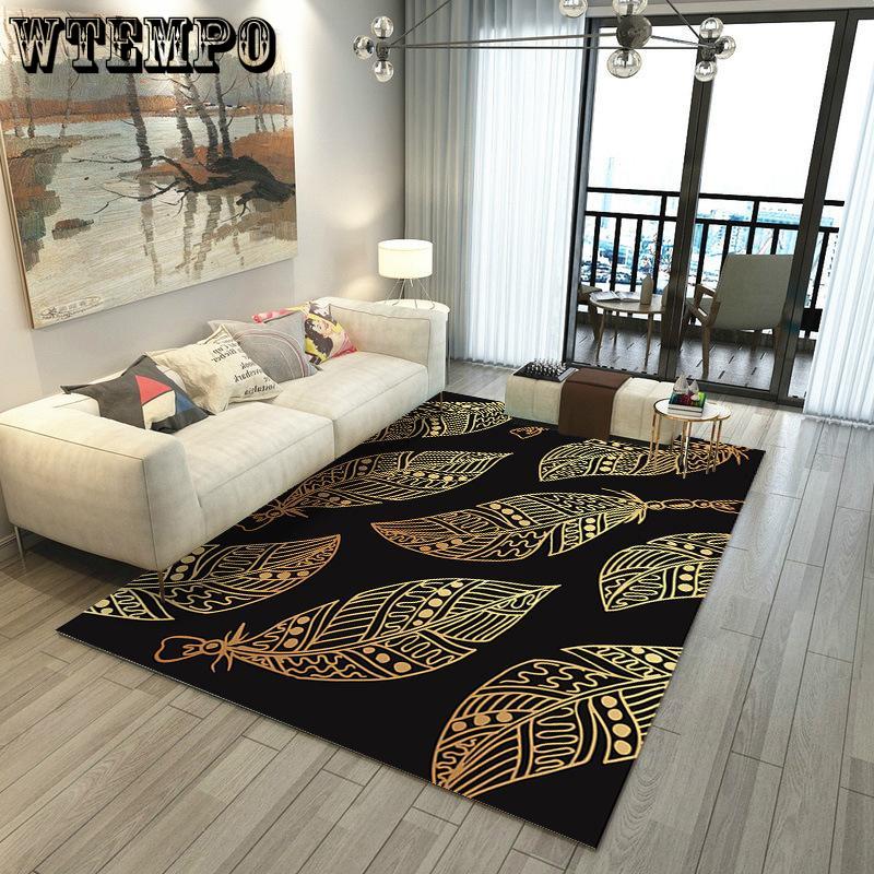 Living Room Carpet Marble Style Coffee Table Floor Mat Nordic Style Home Bedroom Bedside Carpet