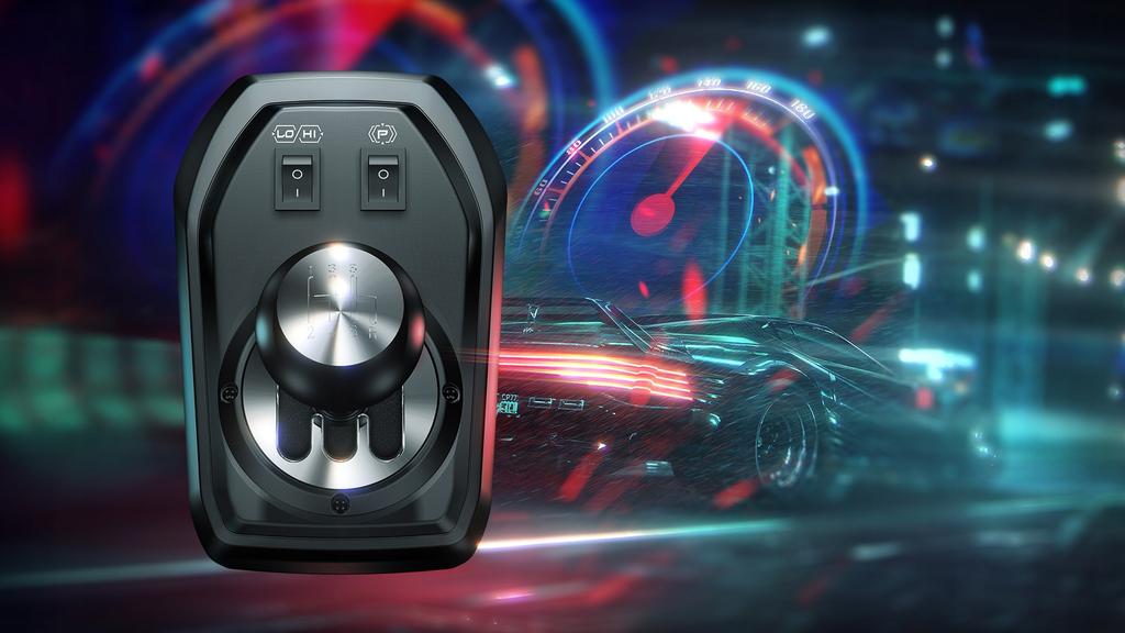 Volante 900° PC/PS4/PS5/XBOX con LED + 3 pedali, 6 marce IMOLA FLASHFIRE