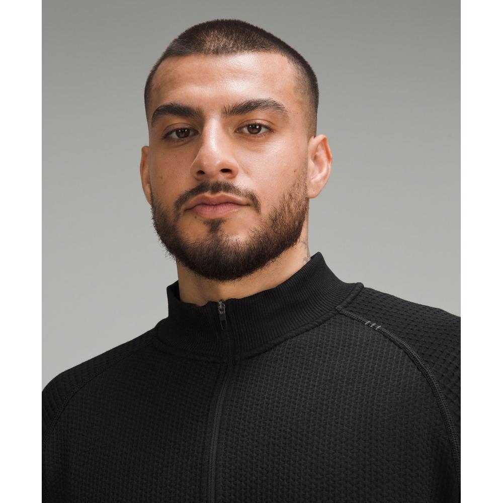 Lululemon Engineered Warmth Half Zip Black Black