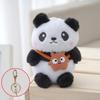 Niedlichen Panda Plüsch Spielzeug Schlüsselanhänger Cartoon Tasche Anhänger Tasche Zubehör Auto Schlüsselanhänger Anhänger Ornamente Geschenk