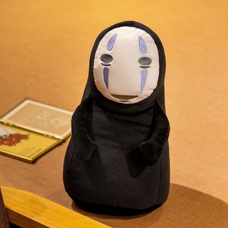 Plyšová hračka No Face Man ze Spirited Away s krátkým vlasem Pro sběratele a jako dárek