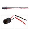 HUIQIAODS T10 Motorcycle Light Bulb Socket Bulb Holder Wire Harness