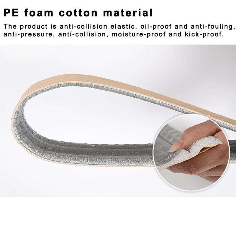 3D Corridor Skirting Line Mildew-Proof and Easy To Clean for Walls Doors Window Toilet