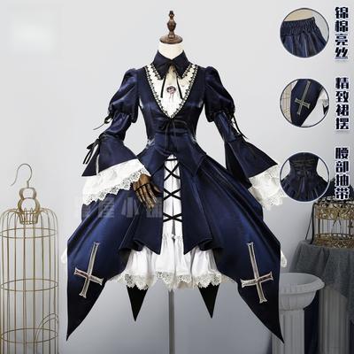Anime Rozen Maiden Mercury Lamp Cosplay Costume Uniform Halloween Carnival Party Christmas Play Role Clothes Clothing