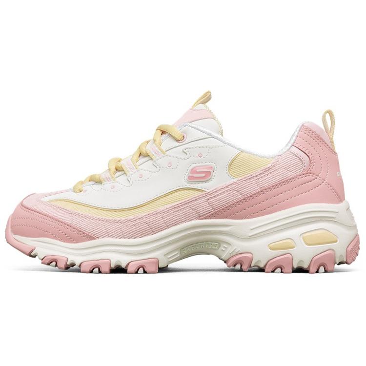 (WMNS) Skechers D Lites 1.0 Sneakers Pink/Yellow Women s 149906-PKYL EU 36