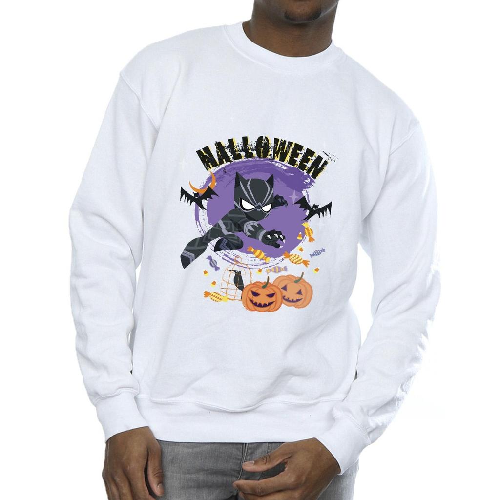 Marvel Mens Black Panther Halloween Sweatshirt