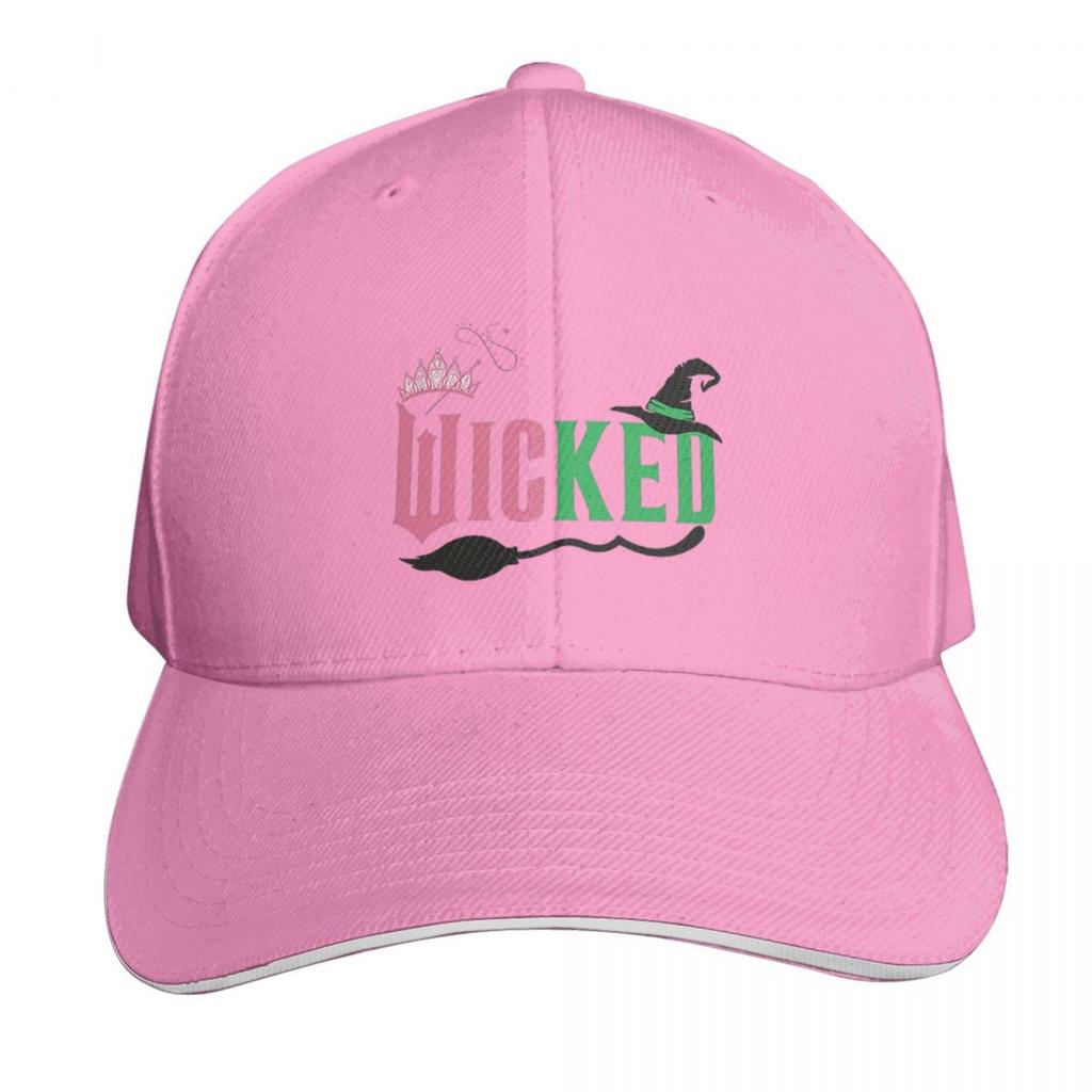 Wicked Movie Glinda And Elphaba Logo Cap Fashion Casual Baseball Caps Adjustable Hat Hip Hop Summer Unisex Baseball Hats