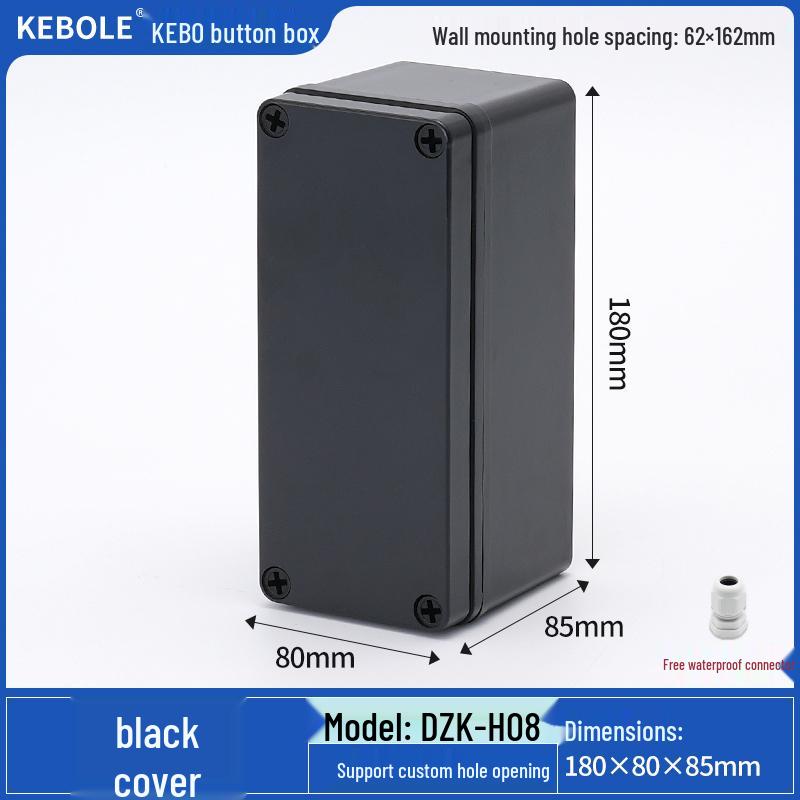Transparent Waterproof ABS Plastic Junction Box for Indoor/Outdoor Power Supply & Monitor