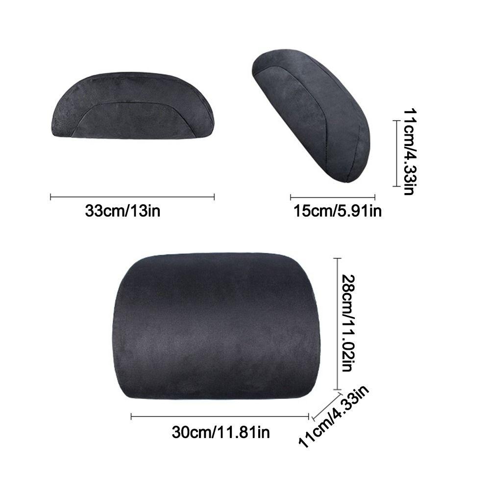 Anti-slip Seat Headrest Soft Memory Foam Pillows for Tesla Model 3/Y Auto Decor