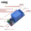 5PCSDC 5V/12V Single-channel Relay Module Board, Equipped with Optocoupler and Capable of High and Low Voltage Level Triggering,